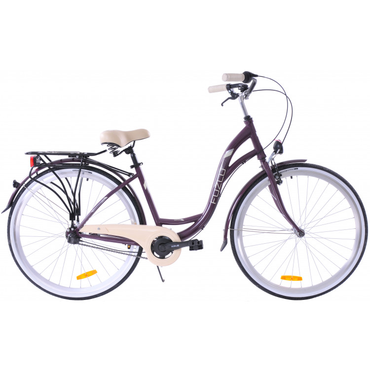 Mestský bicykel 28 Fuzlu Nevada S-3 Fialová